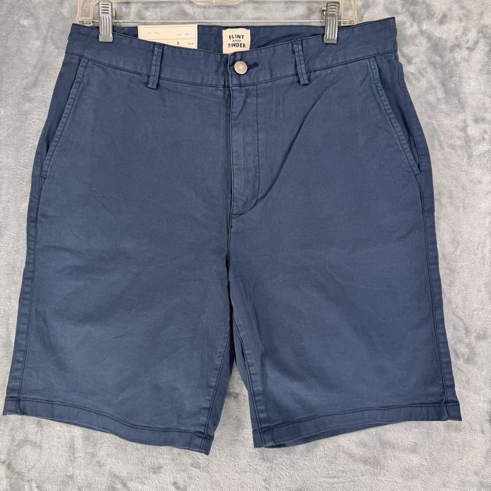 Flint‎ And Tinder 365 Limited Lake Blue Chino Short Men's 32x9